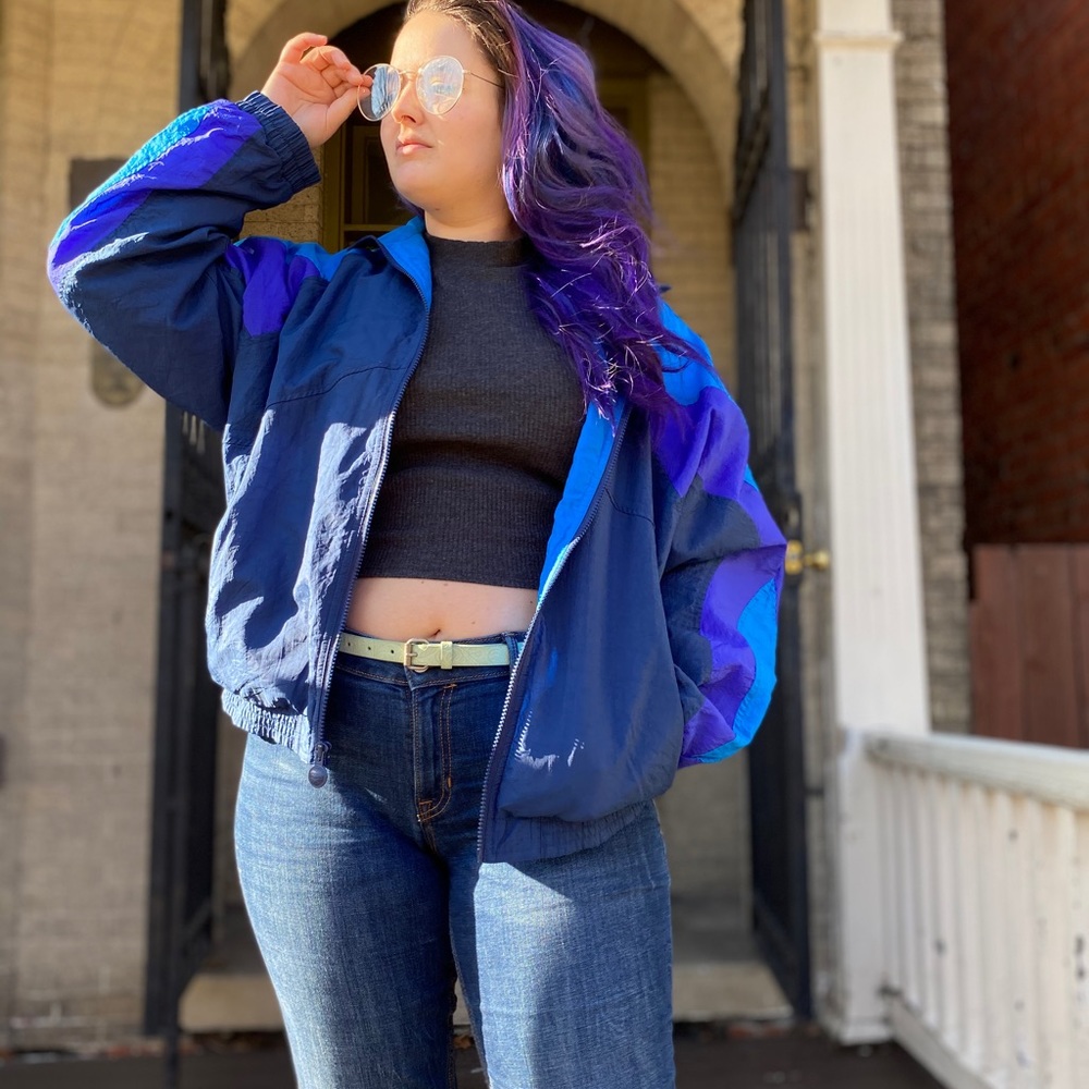 Vintage multicolored  Reebok windbreake